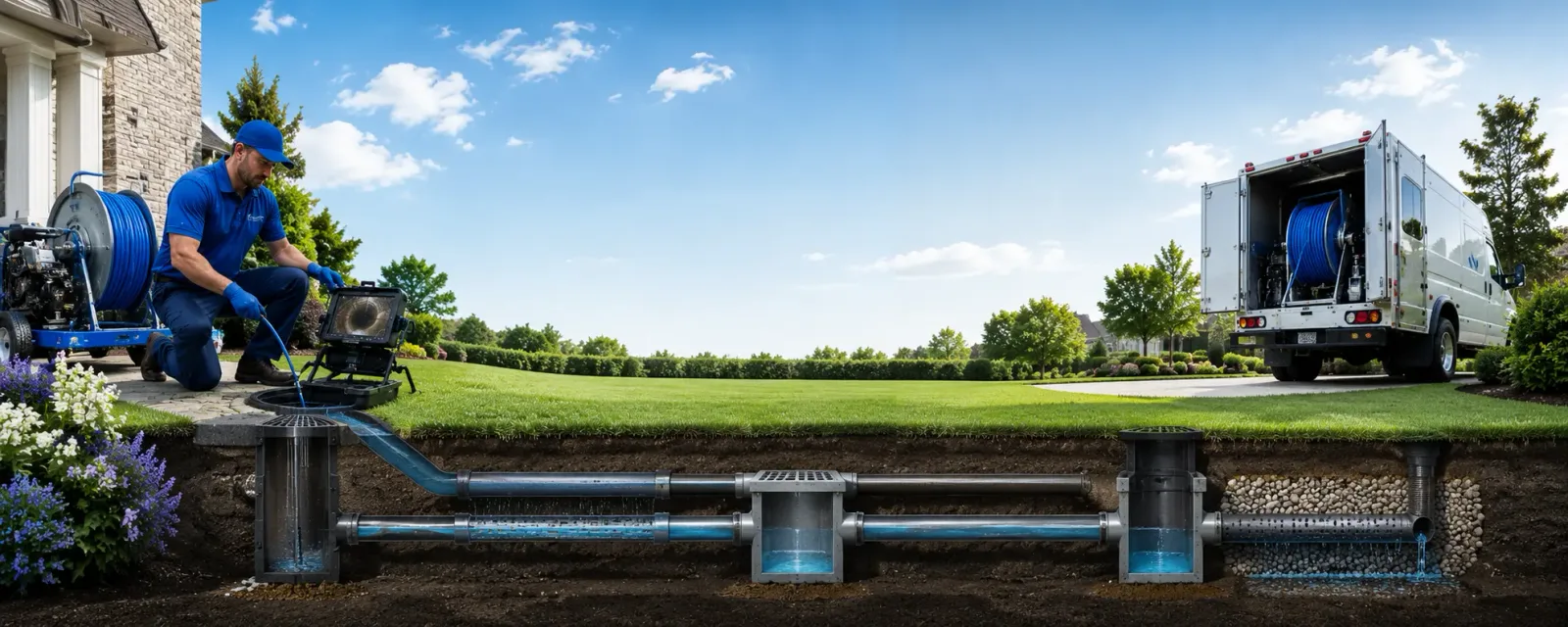 Outdoor drain cleaning information for Clear Lake, MN